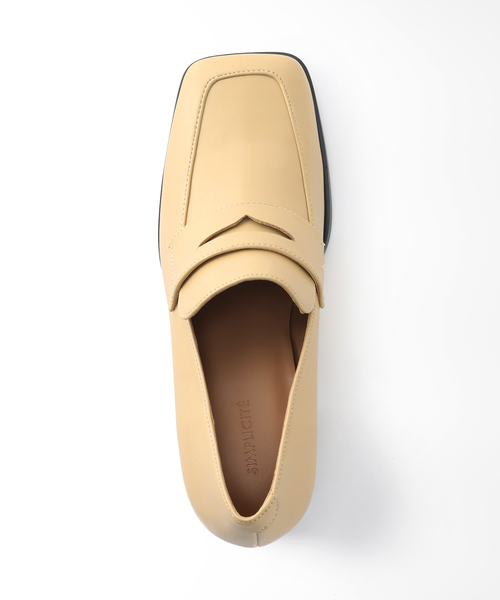 B.C STOCK（ベーセーストック）の「ヒールローファー（パンプス・レディース・ベージュ/ブラック・SMALL/MEDIUM/LARGE）」の7枚目の写真