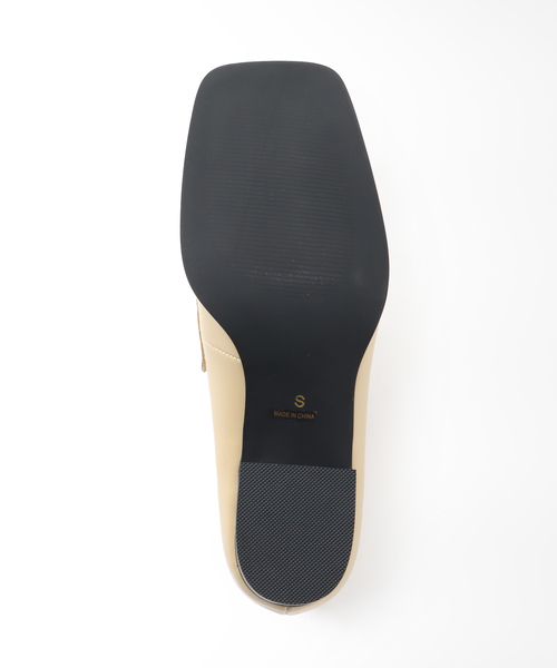 B.C STOCK（ベーセーストック）の「ヒールローファー（パンプス・レディース・ベージュ/ブラック・SMALL/MEDIUM/LARGE）」の8枚目の写真