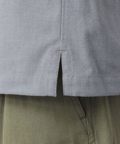 NOLLEY'S goodman(ノーリーズグッドマン)の「CREWMAN SHIRT オープンカラーシャツ(シャツ/ブラウス・メンズ・ダークネイビー/チャコールグレー/ライトグレー・M/L/S)」の9枚目の写真