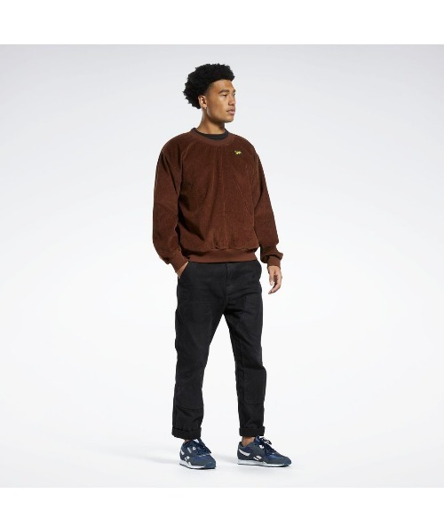 Reebok（リーボック）の「コードクルー / CL CORD CREW（サハラ）（スウェット・メンズ・ベージュ系その他/ブラウン・J/L/J/M/J/S/J/XO/J/2XO/J/O/XX-LARGE/XXX-LARGE/LARGE/X-LARGE/MEDIUM/SMALL）」の4枚目の写真