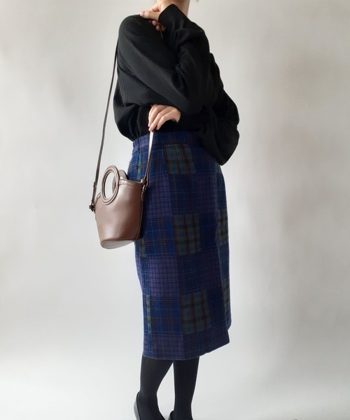 thank U more(サンキューモア)の「丸形ハンドル トート ショルダーバッグ(ショルダーバッグ・レディース・ブラック/ブラウン系その他/ブラック系その他/ブラウン/ベージュ・FREE)」の16枚目の写真