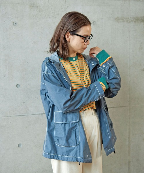 PAR ICI（パーリッシィ）の「パールニットボーダー 長袖カットソー（Tシャツ/カットソー・レディース・オレンジ/アイボリー・FREE）」の10枚目の写真