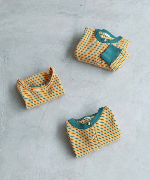 PAR ICI（パーリッシィ）の「パールニットボーダー 長袖カットソー（Tシャツ/カットソー・レディース・オレンジ/アイボリー・FREE）」の20枚目の写真