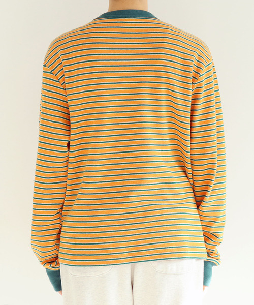 PAR ICI（パーリッシィ）の「パールニットボーダー 長袖カットソー（Tシャツ/カットソー・レディース・オレンジ/アイボリー・FREE）」の14枚目の写真