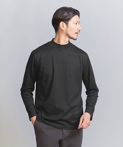BEAUTY&YOUTH UNITED ARROWS（ビューティーアンドユースユナイテッドアローズ）の「【WEB限定 WARDROBE SMART】クリア ガスコットン モックネック カットソー【抗菌・防臭】（Tシャツ/カットソー・メンズ・ホワイト/ブラック/ダークグレー/ライトグレー・S/M/L/XL）」の22枚目の写真