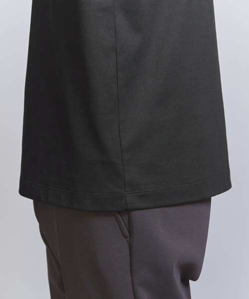 BEAUTY&YOUTH UNITED ARROWS（ビューティーアンドユースユナイテッドアローズ）の「【WEB限定 WARDROBE SMART】クリア ガスコットン モックネック カットソー【抗菌・防臭】（Tシャツ/カットソー・メンズ・ホワイト/ブラック/ダークグレー/ライトグレー・S/M/L/XL）」の10枚目の写真