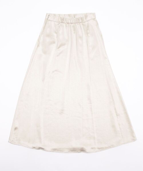 Te chichi（テチチ）の「サテンロングセミフレアスカート（スカート・レディース・ブルー/シルバーグレー/チャコール・ﾌﾘ-）」の7枚目の写真