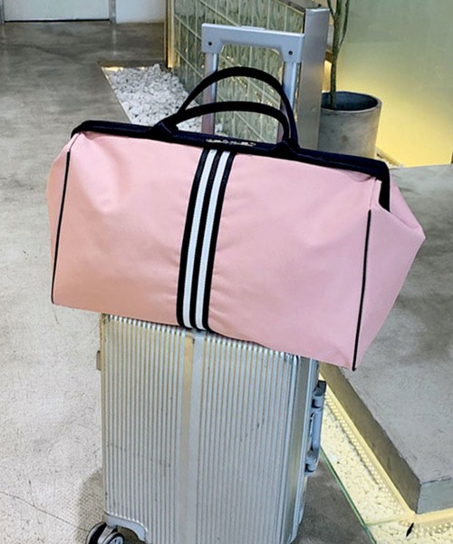 【3size展開/軽量】ユニセックス大容量フロントラインボストンバッグ