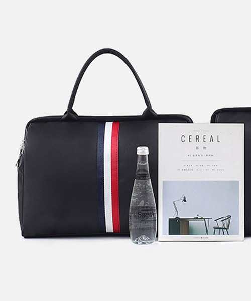 【3size展開/軽量】ユニセックス大容量フロントラインボストンバッグ