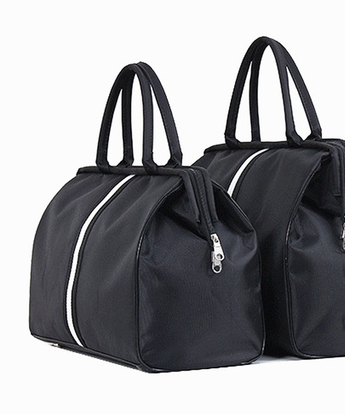 【3size展開/軽量】ユニセックス大容量フロントラインボストンバッグ