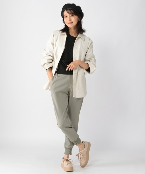 BARNYARDSTORM（バンヤードストーム）の「BARNYARDSTORM / ドロストミリタリージャケット（ミリタリージャケット・レディース・カーキ/オフホワイト・0/1）」の12枚目の写真