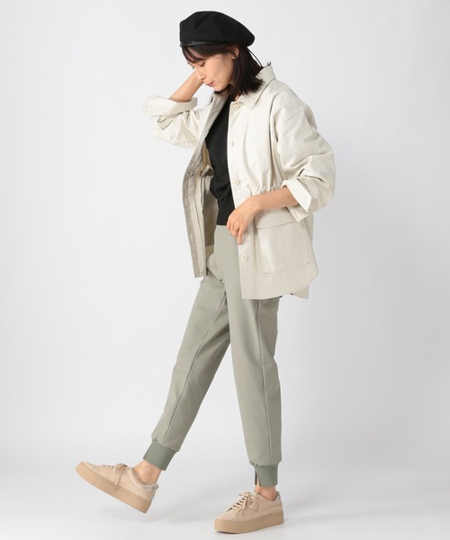 BARNYARDSTORM（バンヤードストーム）の「BARNYARDSTORM / ドロストミリタリージャケット（ミリタリージャケット・レディース・カーキ/オフホワイト・0/1）」の14枚目の写真