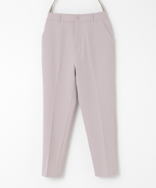 Honeys(ハニーズ)の「センタープレスパンツ(股下63cm)(スラックス・レディース・ブラック/ピンクベージュ/杢グレー/サックスブルー系/ベージュ/ネイビー・S/M/L/LL/3L)」の15枚目の写真