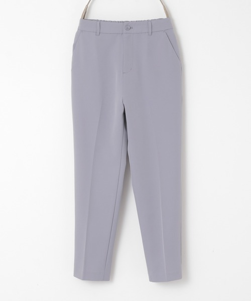 Honeys(ハニーズ)の「センタープレスパンツ(股下63cm)(スラックス・レディース・ブラック/ピンクベージュ/杢グレー/サックスブルー系/ベージュ/ネイビー・S/M/L/LL/3L)」の10枚目の写真