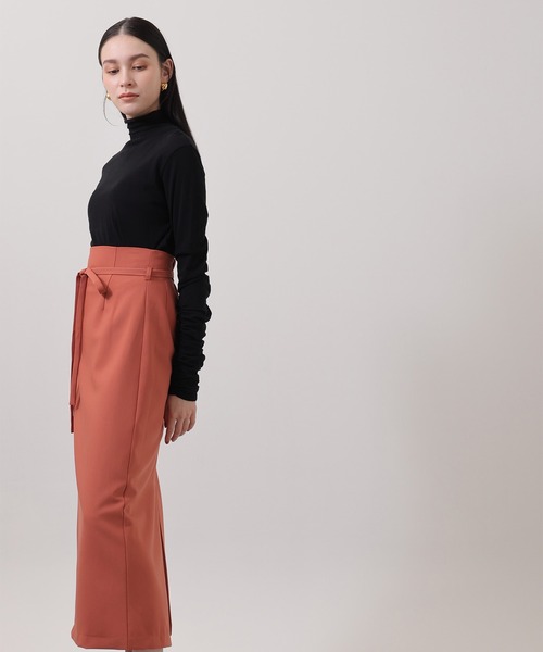 Limue（リミュ）の「シアギャザートップス（Tシャツ/カットソー・レディース・アイボリー/ブラック・FREE）」の3枚目の写真