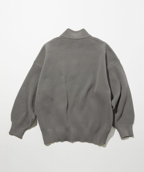 green label relaxing(グリーンレーベルリラクシング)の「【WEB限定】<GLR or>WBL 畦編み ハーフジップ プルオーバー(ニット/セーター・メンズ・ネイビー/グレー/ライトピンク・S/M/L)」の16枚目の写真