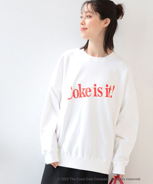 Ray BEAMS（レイビームス）の「GOOD ROCK SPEED × Ray BEAMS / 別注 ビッグ スウェット（スウェット・レディース・ホワイト/ネイビー・ONE SIZE）」の8枚目の写真