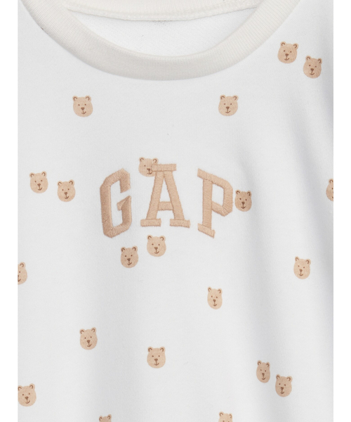 GAP（ギャップ）の「GAPロゴ バブル ボディシャツ (ベビー)（ロンパース・キッズ・ホワイト/ブルー・3-6M/6-12M/12-18M/0-3M/18-24M）」の5枚目の写真