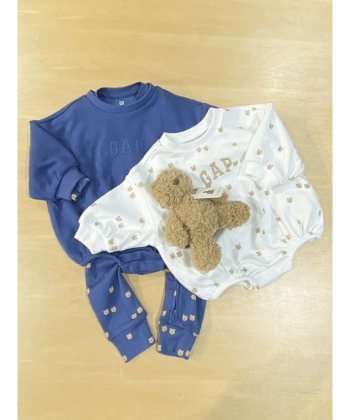 GAP（ギャップ）の「GAPロゴ バブル ボディシャツ (ベビー)（ロンパース・キッズ・ホワイト/ブルー・3-6M/6-12M/12-18M/0-3M/18-24M）」の3枚目の写真