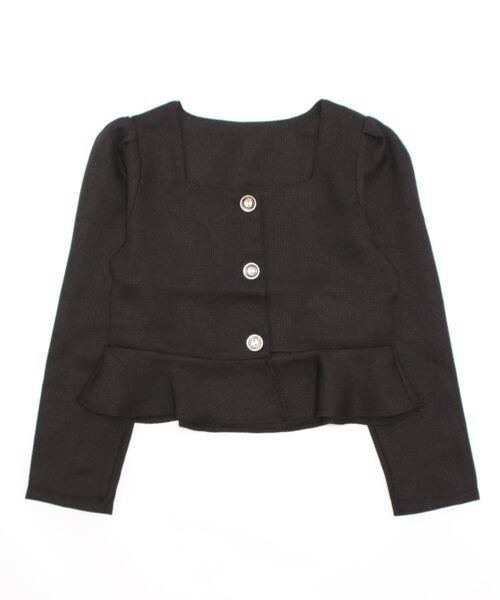 SpRay（スプレイ）の「ペプラムスクエアネック（シャツ/ブラウス・レディース・ブラック/アイボリー/ベージュ・FREE）」の8枚目の写真