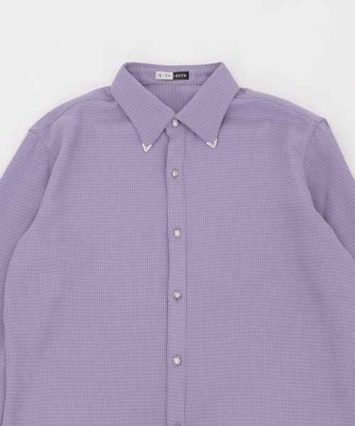 AXES-X(アクシーズエックス)の「カラーチップ&ローズ釦シャツ(シャツ/ブラウス・メンズ・ラベンダー/ホワイト・MEDIUM/LARGE/X-LARGE)」の13枚目の写真