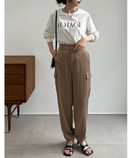 [辻元舞さん着用][2023S/SCOLLECTION][小さい/大きいサイズ有]トトングデザインストラップヒールサンダル