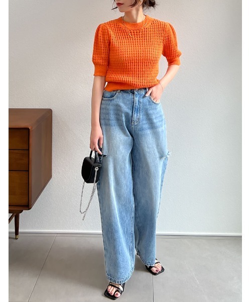 [辻元舞さん着用][2023S/SCOLLECTION][小さい/大きいサイズ有]トトングデザインストラップヒールサンダル