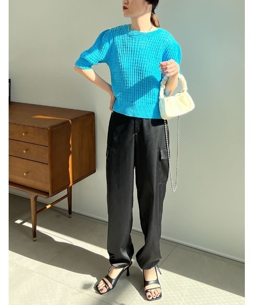 Re:EDIT（リエディ）の「[2023S/S COLLECTION][小さい/大きいサイズ有]トトングデザインストラップヒールサンダル（サンダル・レディース・ホワイト/ブラック/ブラウン・X-LARGE/LARGE/MEDIUM/XX-LARGE/X-SMALL/SMALL）」の19枚目の写真