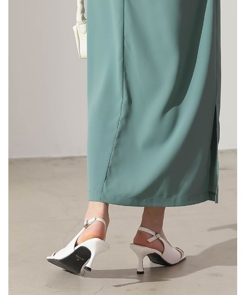 Re:EDIT（リエディ）の「[2023S/S COLLECTION][小さい/大きいサイズ有]トトングデザインストラップヒールサンダル（サンダル・レディース・ホワイト/ブラック/ブラウン・X-LARGE/LARGE/MEDIUM/XX-LARGE/X-SMALL/SMALL）」の9枚目の写真