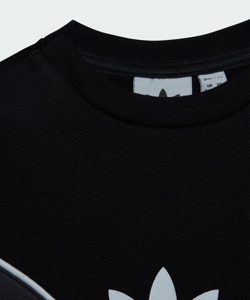 adidas(アディダス)の「アディカラー クルーネック セットアップ / トレーナー / スウェットパンツ / アディダスオリジナルス adidas Originals(スウェット・キッズ・ブルー/ブラック・80/90/100/60/70)」の13枚目の写真