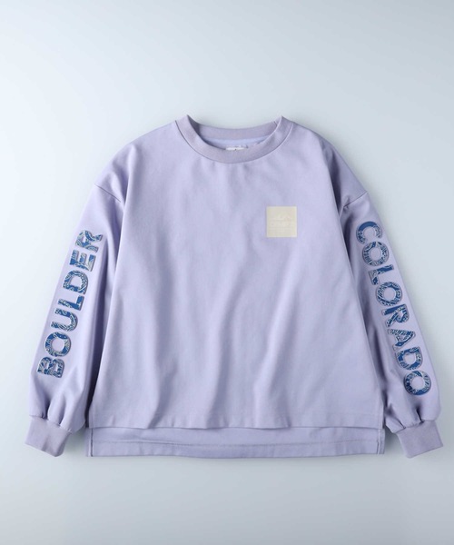 CAMP7(キャンプセブン)の「【CAMP7】袖ロゴエンボスクルー(Tシャツ/カットソー・レディース・ホワイト/ブラック/ライラック・M/L)」の21枚目の写真