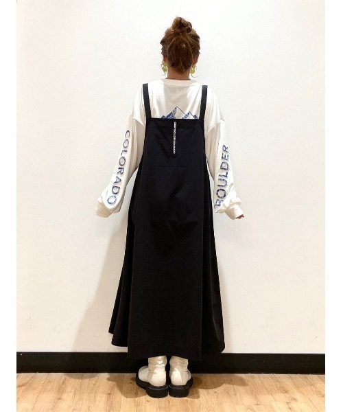 CAMP7(キャンプセブン)の「【CAMP7】袖ロゴエンボスクルー(Tシャツ/カットソー・レディース・ホワイト/ブラック/ライラック・M/L)」の16枚目の写真