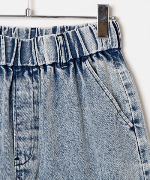 WEGO（ウィゴー）の「WEGO/デニムイージーワイドカーゴパンツ（デニムパンツ・レディース・コバルトブルー/ブラック系その他・FREE）」の21枚目の写真