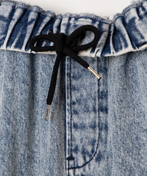 WEGO（ウィゴー）の「WEGO/デニムイージーワイドカーゴパンツ（デニムパンツ・レディース・コバルトブルー/ブラック系その他・FREE）」の22枚目の写真