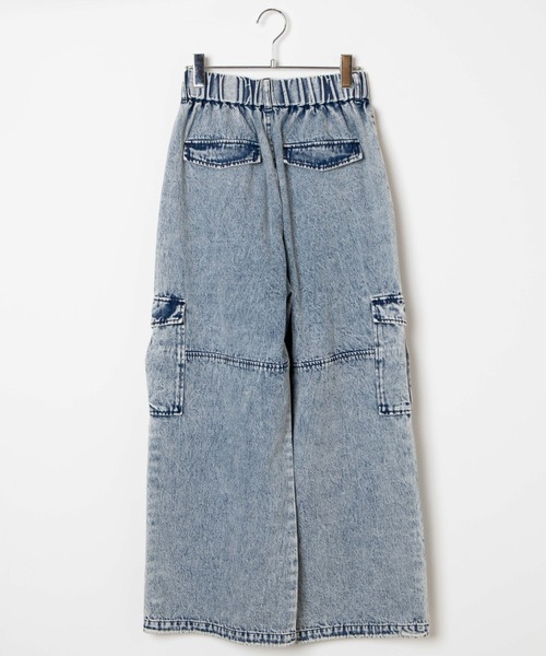 WEGO（ウィゴー）の「WEGO/デニムイージーワイドカーゴパンツ（デニムパンツ・レディース・コバルトブルー/ブラック系その他・FREE）」の19枚目の写真