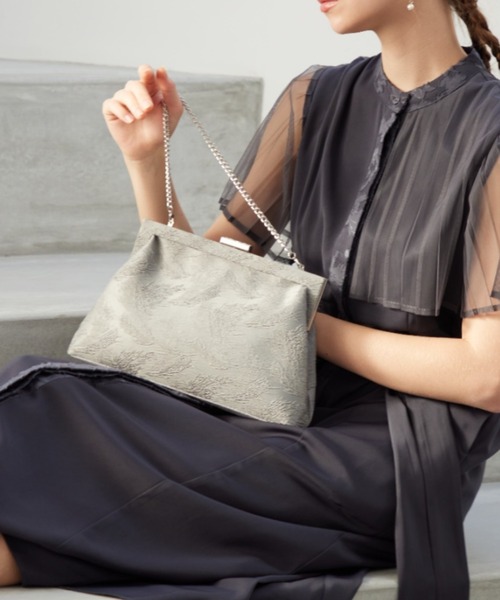 Dorry Doll（ドリードール）の「３wayジャガードクラッチバッグ（クラッチバッグ・レディース・ベージュ/グレー/ブラック・FREE）」の15枚目の写真