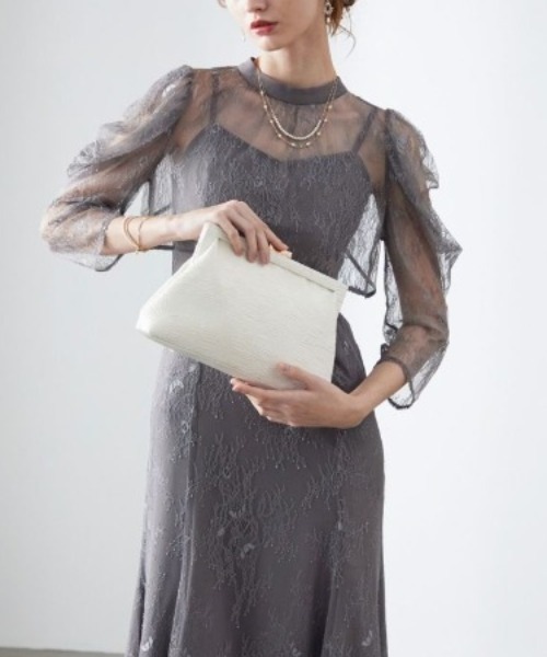 Dorry Doll（ドリードール）の「３wayジャガードクラッチバッグ（クラッチバッグ・レディース・ベージュ/グレー/ブラック・FREE）」の20枚目の写真