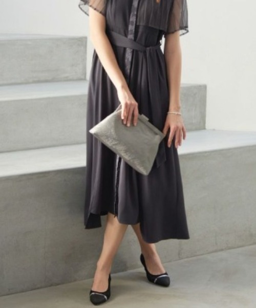 Dorry Doll（ドリードール）の「３wayジャガードクラッチバッグ（クラッチバッグ・レディース・ベージュ/グレー/ブラック・FREE）」の16枚目の写真