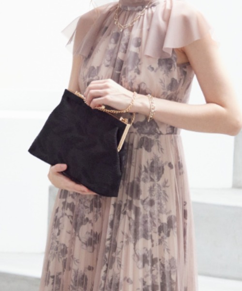 Dorry Doll（ドリードール）の「３wayジャガードクラッチバッグ（クラッチバッグ・レディース・ベージュ/グレー/ブラック・FREE）」の14枚目の写真