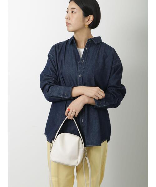 Lugnoncure(ルノンキュール)の「デニムオーバーシャツ(シャツ/ブラウス・レディース・ブルー/オフホワイト/ネイビー・フリ-)」の13枚目の写真