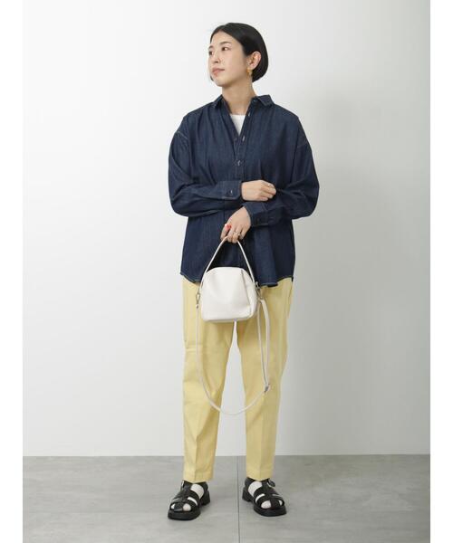 Lugnoncure(ルノンキュール)の「デニムオーバーシャツ(シャツ/ブラウス・レディース・ブルー/オフホワイト/ネイビー・フリ-)」の14枚目の写真