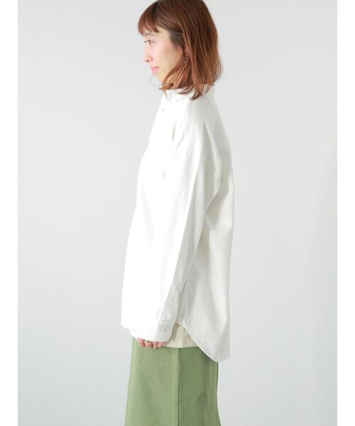 Lugnoncure(ルノンキュール)の「デニムオーバーシャツ(シャツ/ブラウス・レディース・ブルー/オフホワイト/ネイビー・フリ-)」の18枚目の写真