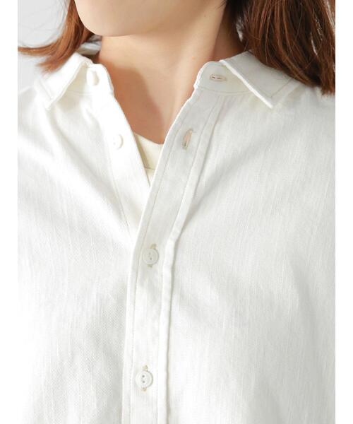 Lugnoncure(ルノンキュール)の「デニムオーバーシャツ(シャツ/ブラウス・レディース・ブルー/オフホワイト/ネイビー・フリ-)」の20枚目の写真