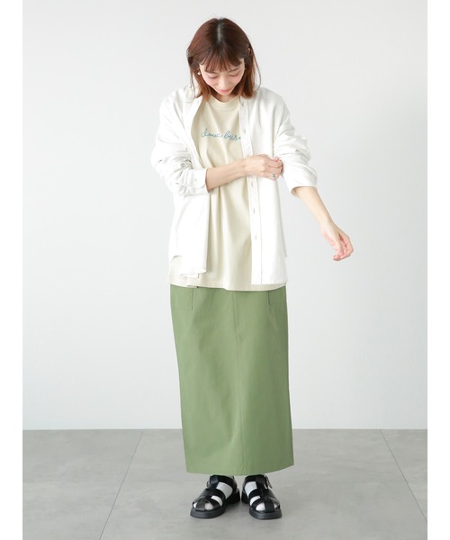 Lugnoncure(ルノンキュール)の「デニムオーバーシャツ(シャツ/ブラウス・レディース・ブルー/オフホワイト/ネイビー・フリ-)」の10枚目の写真