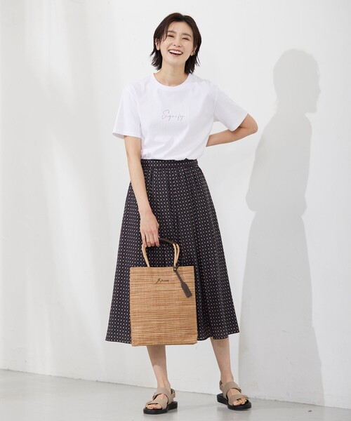 J.PRESS Ladies(J.プレス レディス)の「バック フォト Tシャツ(Tシャツ/カットソー・レディース・ライトグリーン系/ピンク系/ベージュ系/ホワイト系・SMALL)」の16枚目の写真