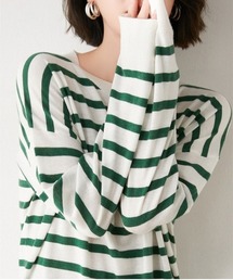 ボーダーロングスリーブT