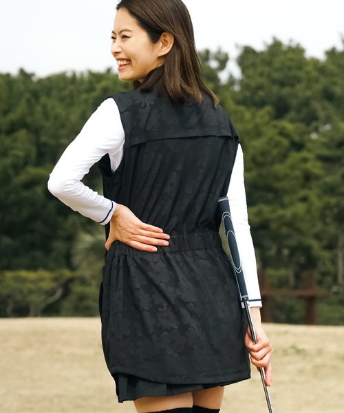 marie claire(マリ・クレール)の「【marie claire:マリ.クレール】レディース撥水ベストチュニック ゴルフ(ベスト・レディース・ブラック・X-LARGE/MEDIUM/LARGE)」の10枚目の写真