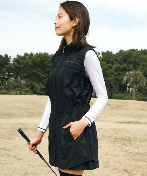 marie claire(マリ・クレール)の「【marie claire:マリ.クレール】レディース撥水ベストチュニック ゴルフ(ベスト・レディース・ブラック・X-LARGE/MEDIUM/LARGE)」の8枚目の写真