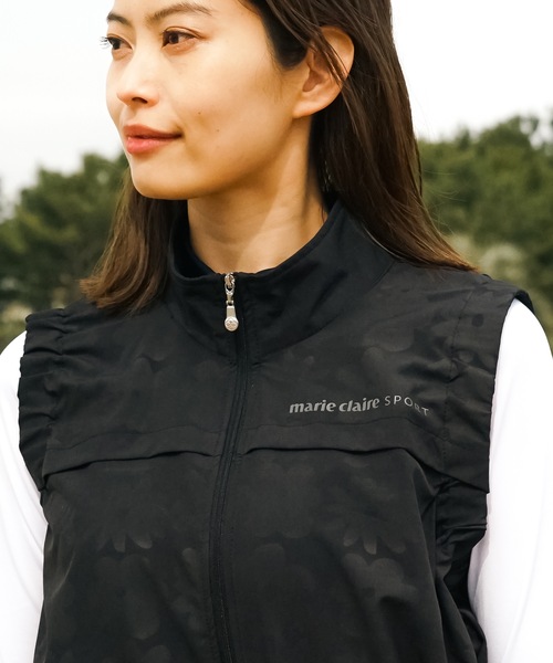 marie claire(マリ・クレール)の「【marie claire:マリ.クレール】レディース撥水ベストチュニック ゴルフ(ベスト・レディース・ブラック・X-LARGE/MEDIUM/LARGE)」の12枚目の写真