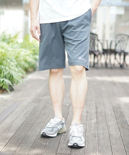 Champion(チャンピオン)の「【CHAMPION/チャンピオン】天竺ショートパンツ USAコットン100% ショーツ サスティナブル ワンポイントブランドロゴ刺繍(その他パンツ・メンズ・杢グレー/ネイビー/ホワイト/チャコールグレー/ベージュ/ブラック・SMALL/X-LARGE/MEDIUM/LARGE)」の20枚目の写真